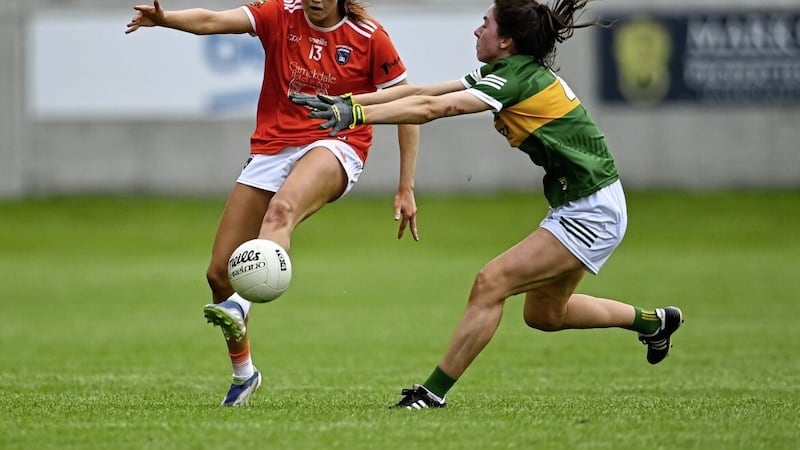Aimee Mackin scored a hat-trick as Armagh beat Tyrone in Omagh 