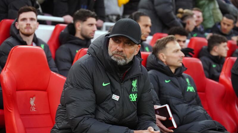 Jurgen Klopp was in the dugout for the first time since announcing he will be leaving Liverpool in the summer
