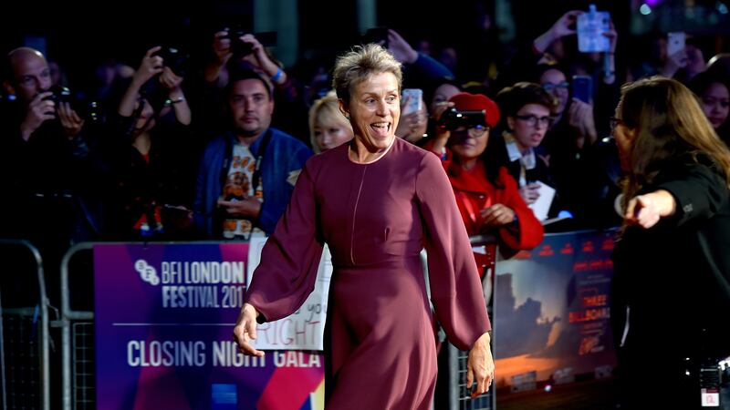 Frances McDormand won the female acting prize for the movie.
