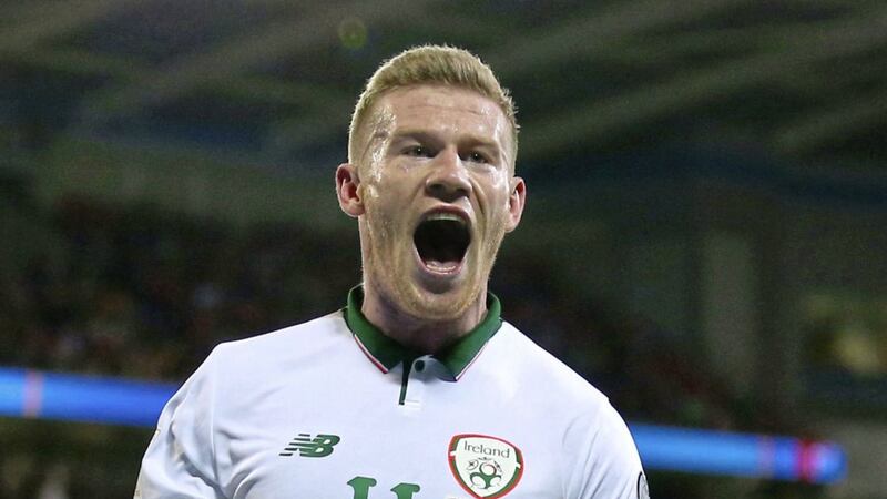 Further details have come to light of the anti-Irish abuse suffered by Republic of Ireland star, James McClean and his family. Photograph by Nigel French/PA Wire 