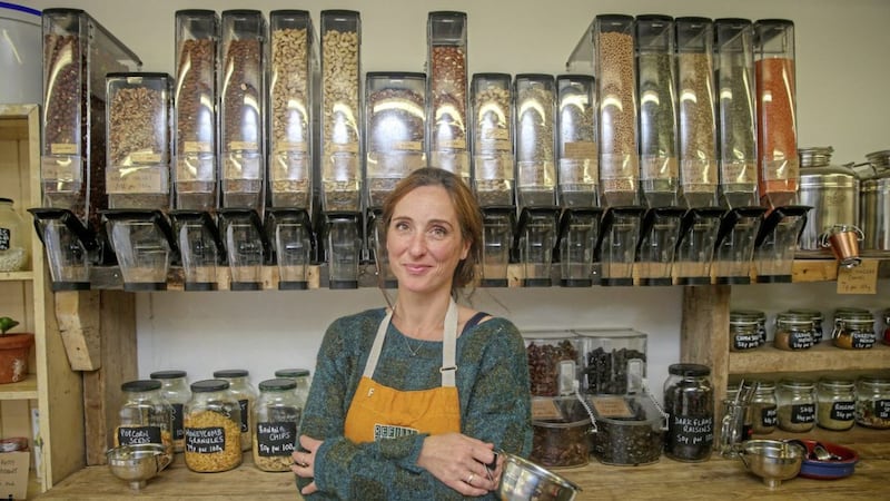 Alice Wilkinson is co-founder of Belfast store The Refill Quarter. Picture by Mal McCann 