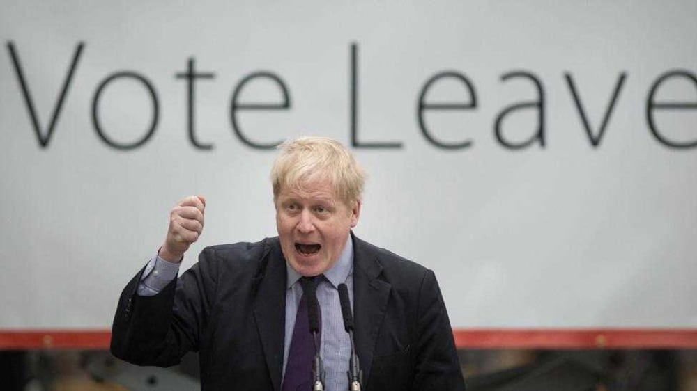 Leave campaigner Boris Johnson