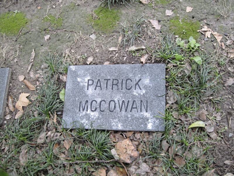 A plaque marks the grave of Derry soldier Patrick McGowan in Shanghai 