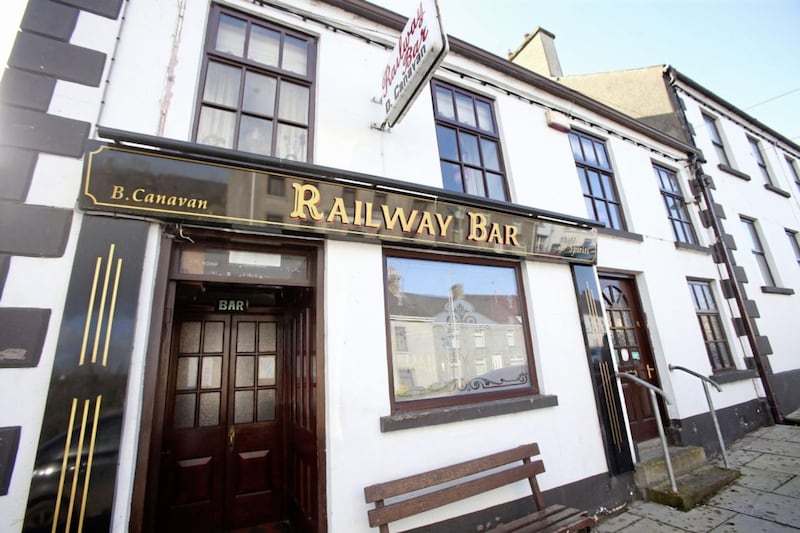 The Railway Bar in Poyntzpass where Philip Allen and his friend Damien Trainor were shot by the LVF in 1998. Picture by Mal McCann