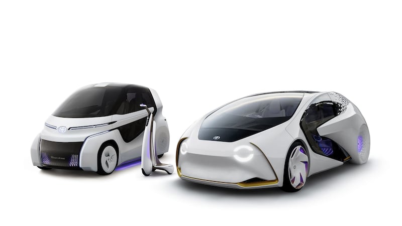 The Japanese car giant has previewed three driverless mobility solutions for the future.