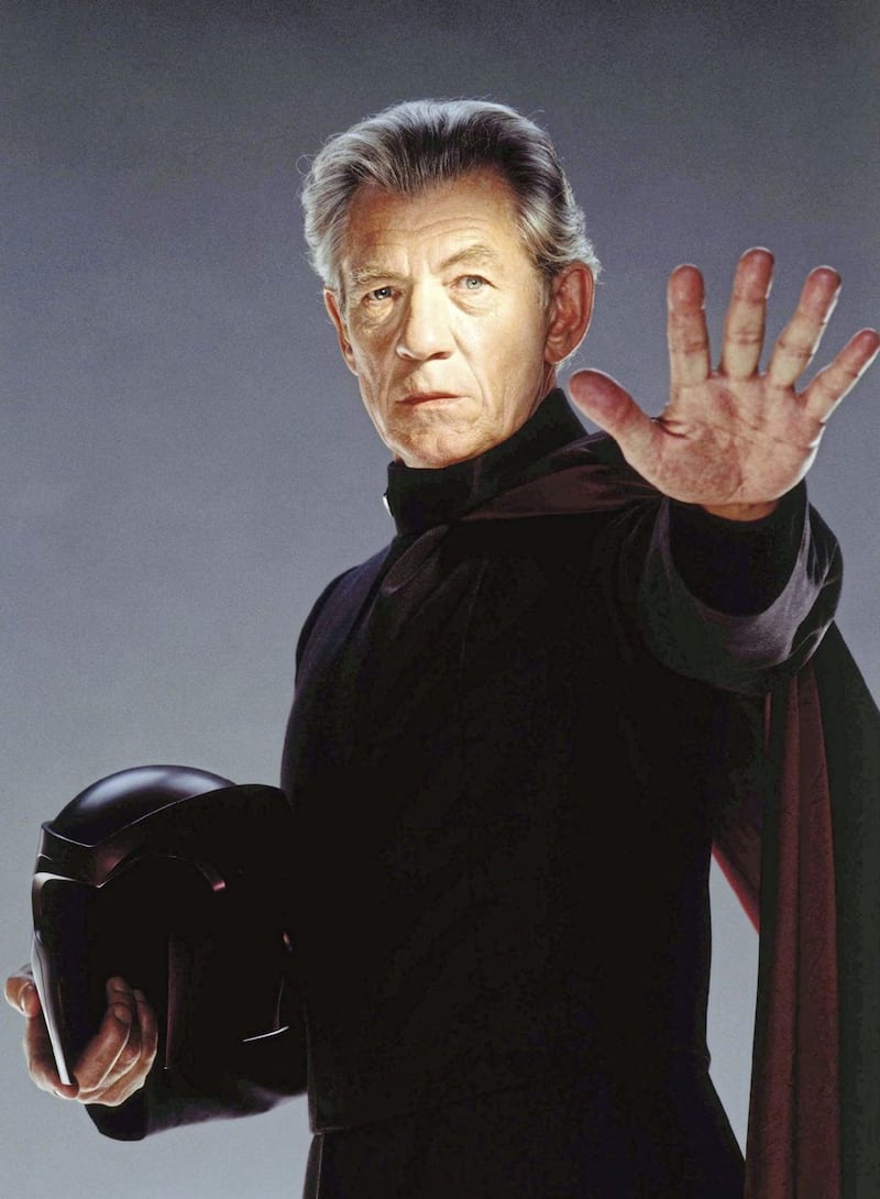 Sir Ian McKellan as Magneto in the X-Men film series 