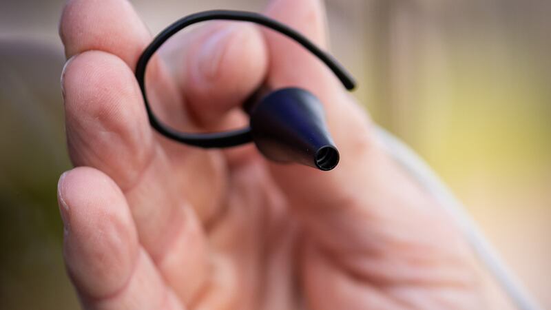 The revolutionary device could allow people with neurological conditions to communicate again using a tiny hidden ear muscle.