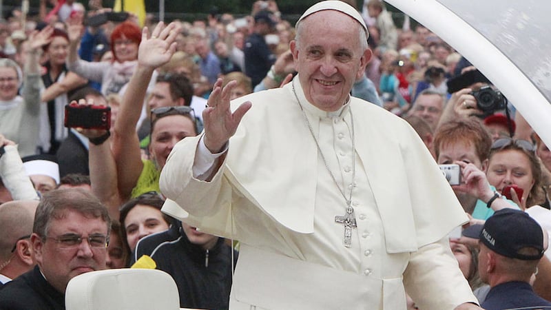 Pope Francis during a visit to Poland in July. Picture by Czarek Sokolowski, Associated Press 