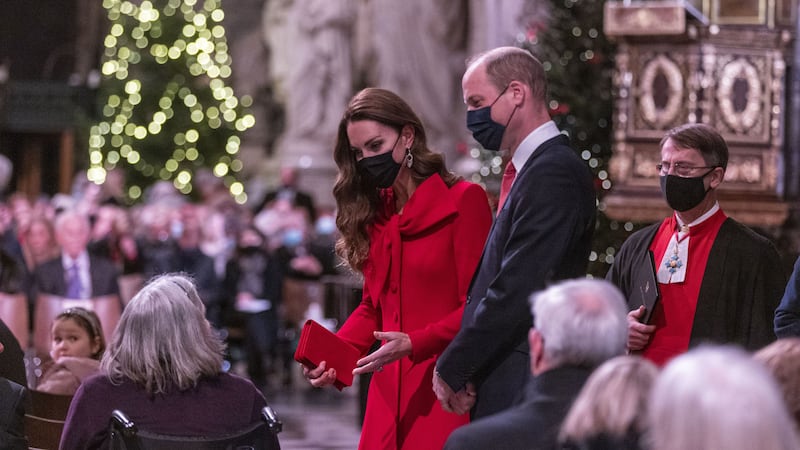 Popstars Leona Lewis and Ellie Goulding, England footballer Jordan Henderson, comic Jason Manford and a host of royals attended Kate’s festive event.