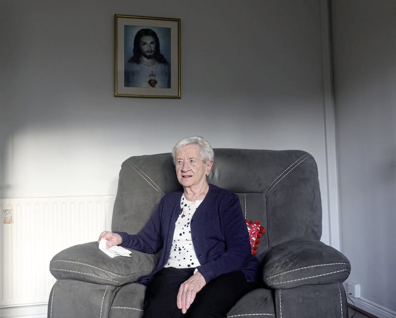 Mary Heenan, whose husband husband Patrick was killed by the UDA 50 years ago today. Picture Mal McCann. 