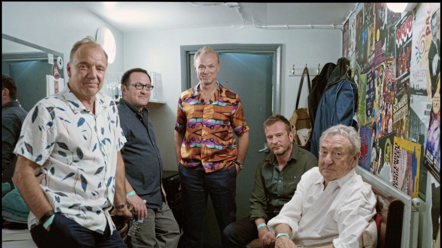 Nick Mason, on right, with Nick Mason's Saucerful Of Secrets