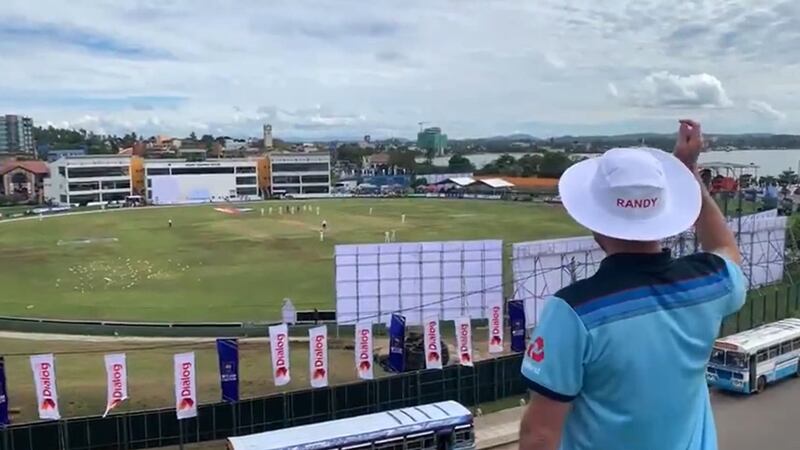 Rob Lewis, who has been in Sri Lanka since March, saw some of the first day of the first Test from the fort overlooking the stadium in Galle.