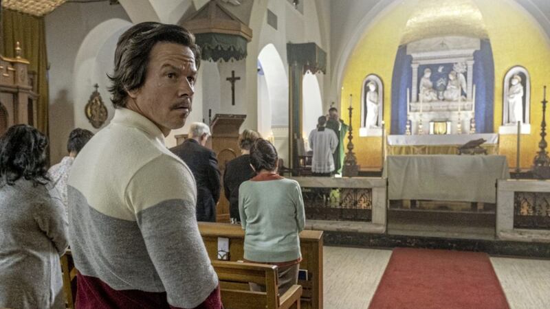 Mark Wahlberg delivers a committed performance as Stuart Long in Father Stu. Picture by PA Photo/&copy; 2022 CTMG, Inc. All Rights Reserved/Karen Ballard. 