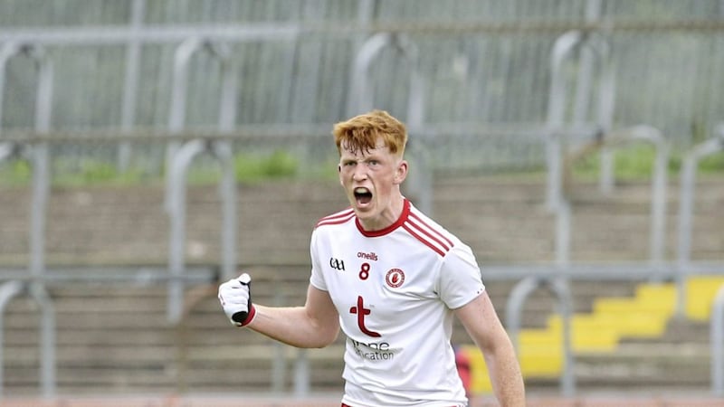 YOU&#39;RE THE ONE THAT I WANT: Tyrone captain Ruairi Gormley said that he hoped that Derry would come through the other side of the draw Picture: Margaret McLaughlin 