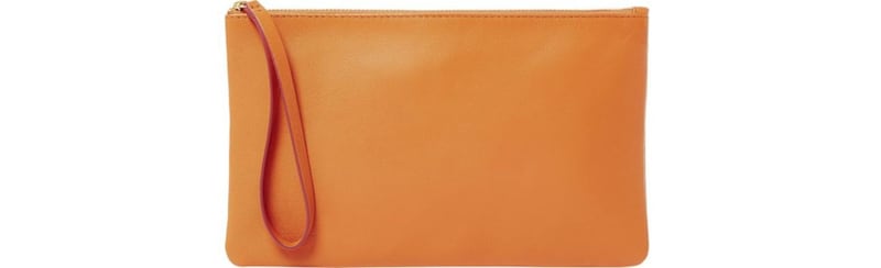 Leather Purse in Orange, &pound;19.50, M&amp;S 