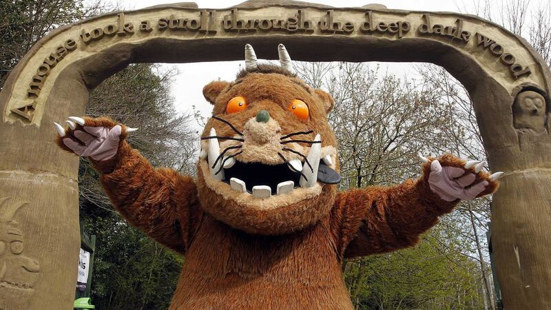 The Gruffalo adventure trail in Colin Glen Forest Park is a popular attraction for kids and parents
