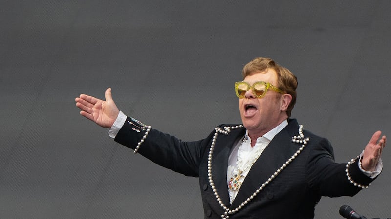 In a short video shared on his social media, Sir Elton can be seen singing part of the song live at La Guerite beach restaurant in Cannes, France.
