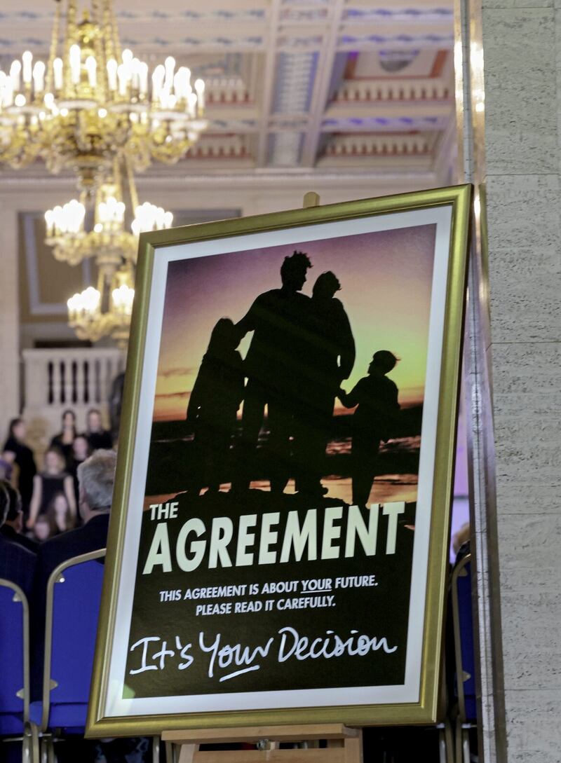 The 25th anniversary of the Good Friday Agreement was marked in April 