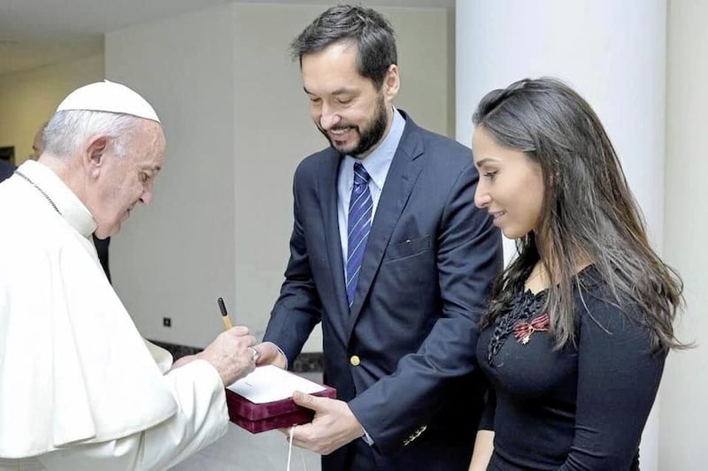 Svetlana Kasyan counts Pope Francis among her fans 