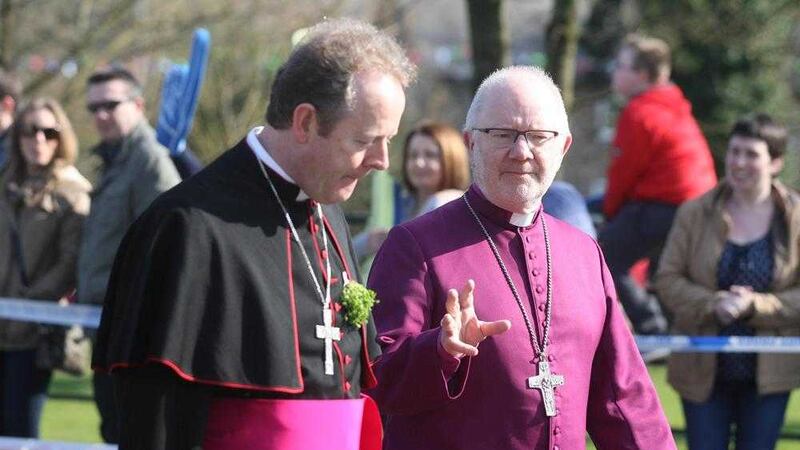 Catholic Archbishop of Armagh Eamon Martin (left) and Church of Ireland Archbishop Richard Clarke will lead the pilgrimage to the Somme. Picture by Matt Bohill 