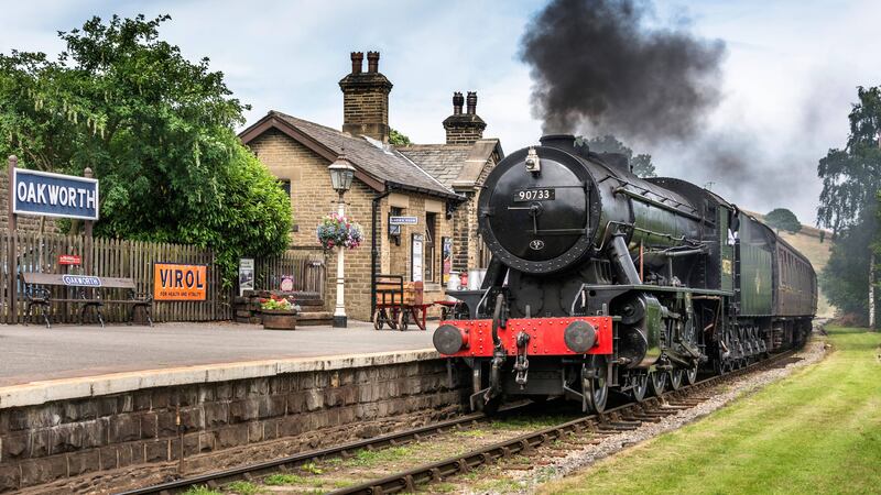 Oakworth station, the setting of the 1970 film The Railway Children (Alamy/PA)