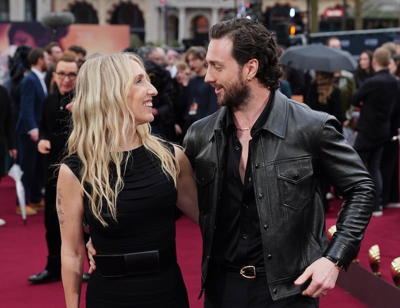 Sam Taylor-Johnson (left) and Aaron Taylor-Johnson attending the world premiere of Sam Taylor-Johnson’s Back To Black