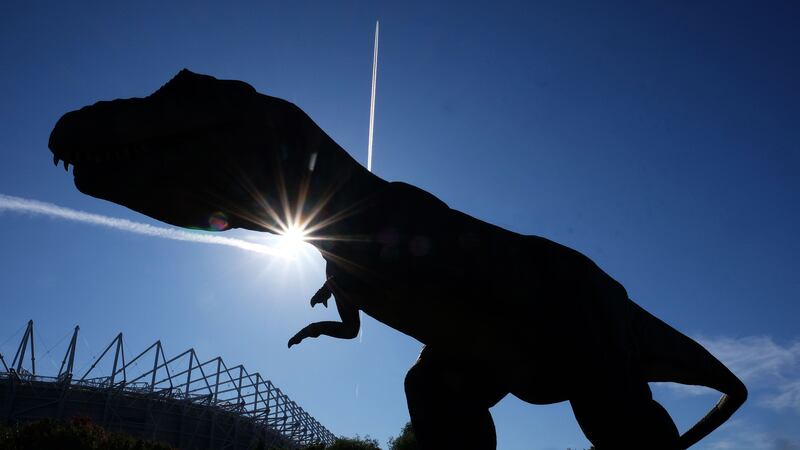 A legion of Tyrannosaurus rex costumes gave Iowa State a show that will live long in the memory.