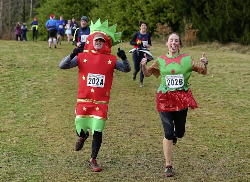The annual Christmas Cracker Pairs race in Castlewellan organised by the Newcastle AC. Picture Mal McCann.