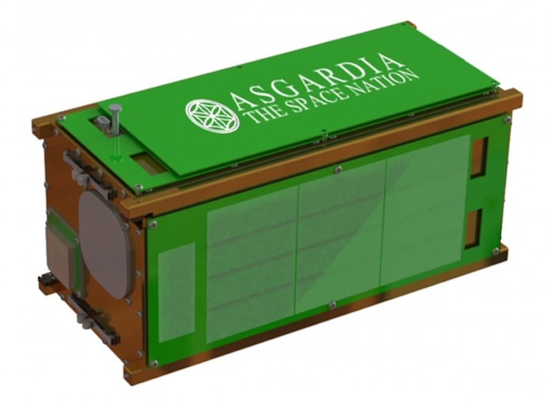 Asgardia-1 satellite due to be launched in September.