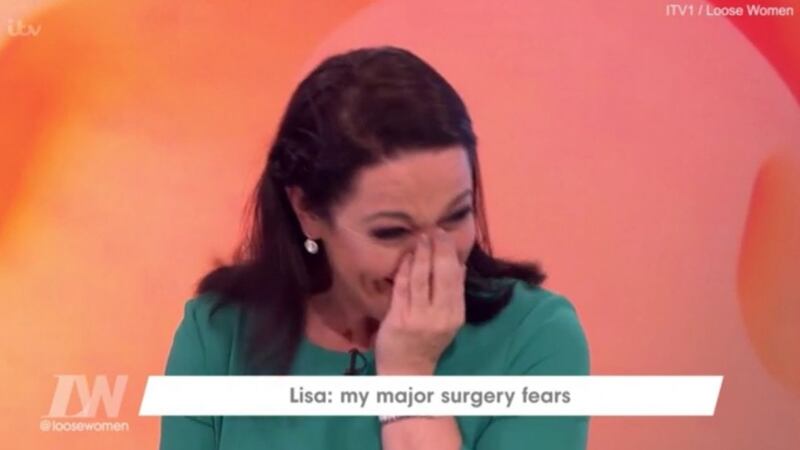 Tearful Lisa Riley reveals fear of anaesthesia ahead of weight loss surgery