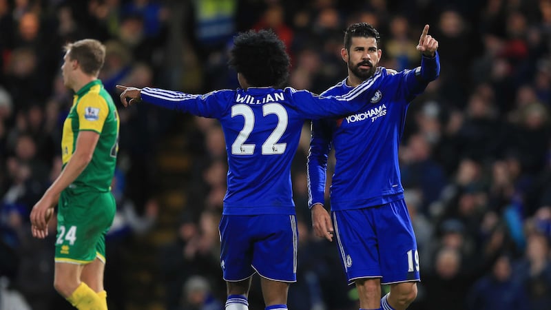 Diego Costa scored Chelsea's winner against Norwich on Saturday<br />Picture by PA&nbsp;