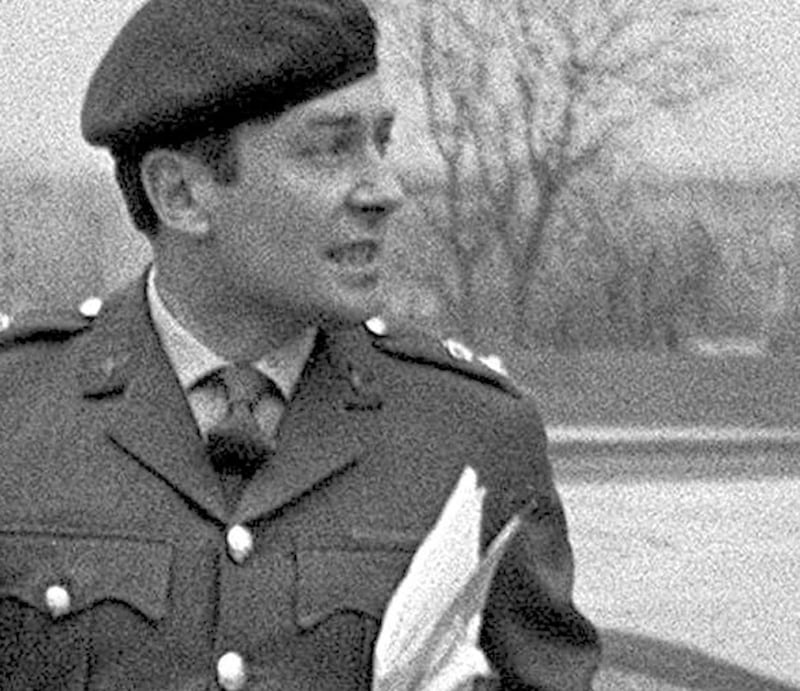 Derek Wilford (pictured in 1972) was commanding officer of the First Battalion, the Parachute Regiment in 1972. Picture by PA Photo.