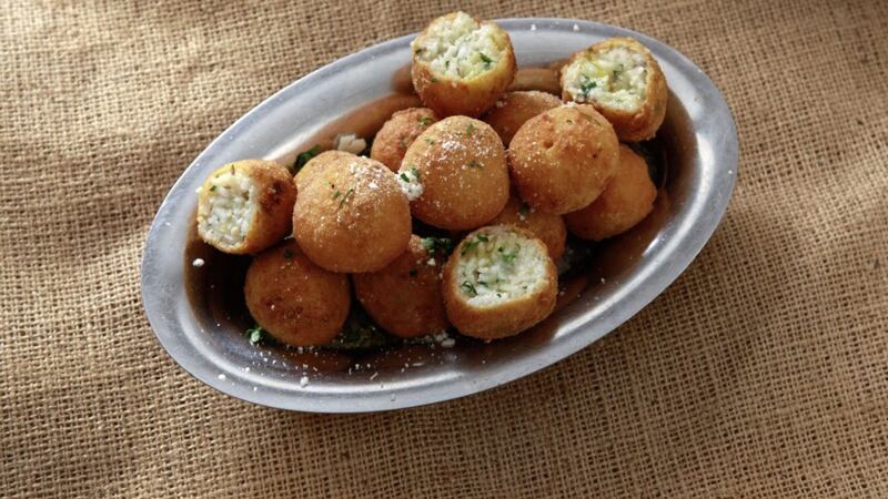 Arancini with mushrooms &ndash; a treat as a starter, as nibbles with wine or, if you&#39;re Niall, just for lunch 