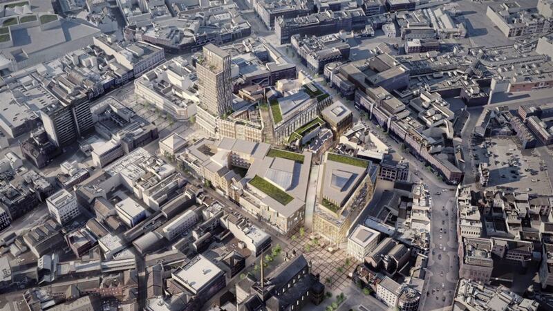 An overview of the new &pound;400 million urban regeneration scheme in Belfast city centre 