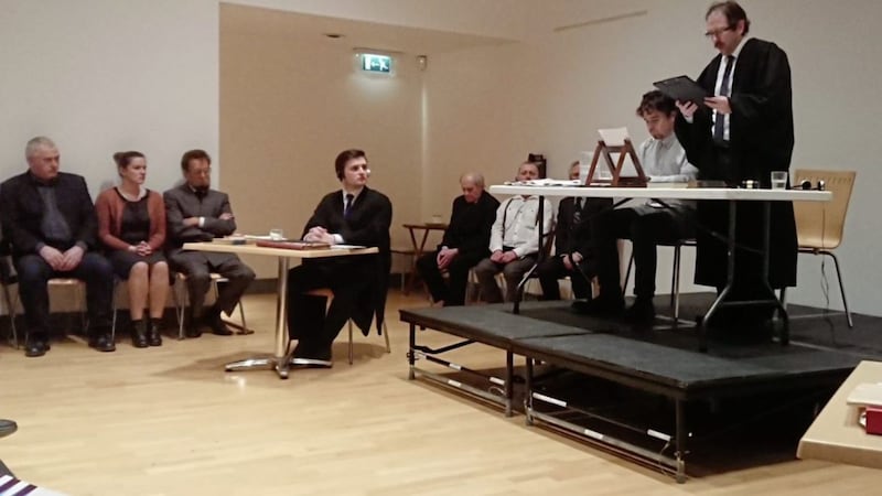 Judgement At Nuremberg was staged in the Belfast Synagogue on Monday evening to mark Holocaust Memorial Day 