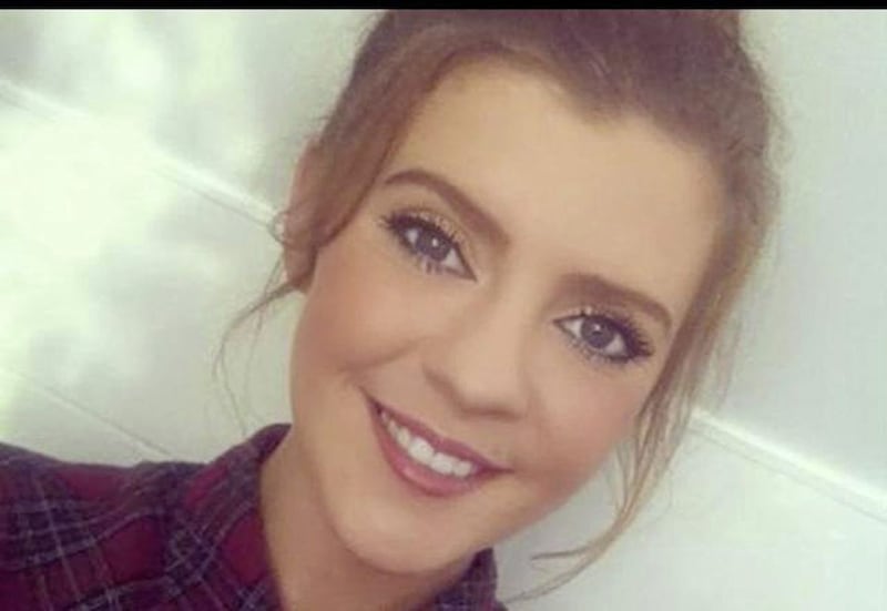 Alice Louise Burns (21) remained in a critical condition in the Royal Victoria hospital last night 