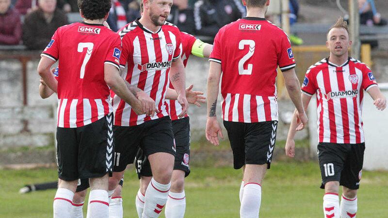 Derry City's Rory Patterson is a doubt for Sunday's game against Bray Wanderers&nbsp;