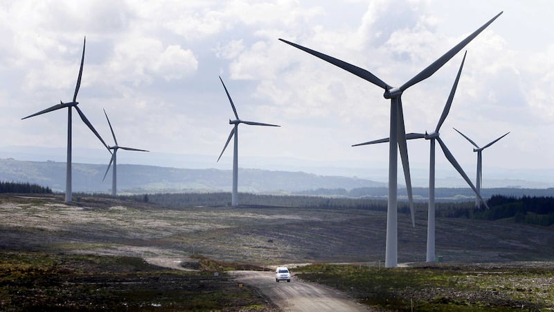 Wind turbines have been key to the Republic's climate-change policy, despite rural dwellers concerns they cause health problems. Picture by Danny Lawson, Press Association