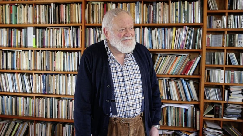 Poet Michael Longley pictured at home in south Belfast. File picture by Mal McCann 