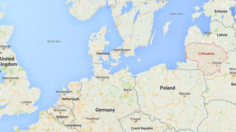 A little girl has died on holiday with her family in Lithuania