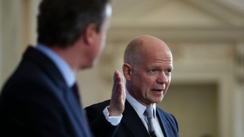 William Hague, who served in David Cameron’s Cabinet, insisted that he did not play a backstage role in the former prime minister’s return (Chris Radburn/PA)