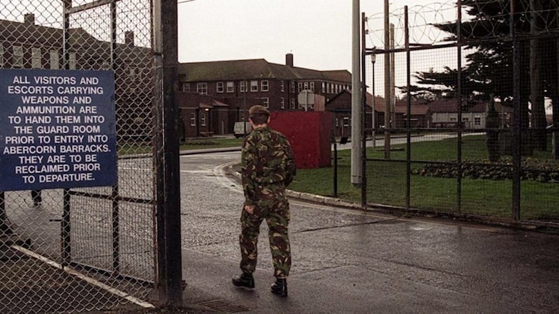 The entrance to Abercorn Barracks at Ballykinlar army base, where the Down County Board is hoping to develop a new centre of excellence. Picture by Pacemaker 