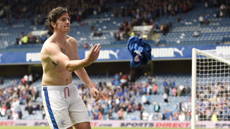 Joey Barton's time at Rangers came to an end when the club terminated his contract &nbsp;