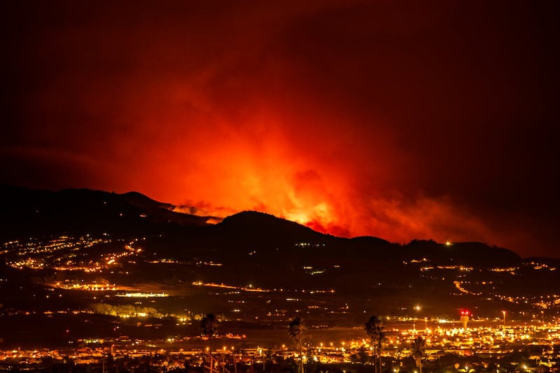 Spain Wildfire Tenerife