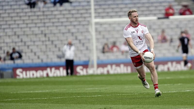 Frank Burns says none of the Tyrone players will hold it against Cathal McShane if he decides to take a punt on a prospective AFL career.<br /> Picture by Seamus Loughran