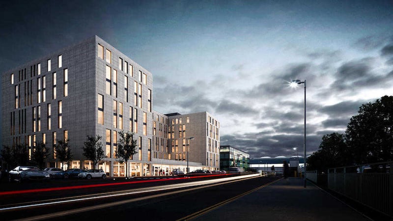 McAleer &amp; Rushe has secured a &pound;26m contract to build a Hampton by Hilton at Stansted Airport 