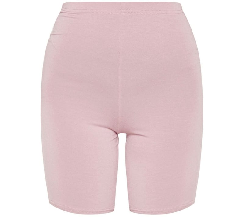 Pretty Little Thing Pink Cycle Shorts, &pound;8 (were &pound;10), available from Pretty Little Thing. See PA Feature TOPICAL Fashion Shorts