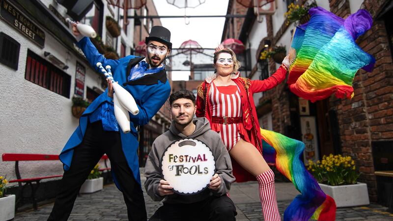 Festival of Fools returns t Belfast city centre from Saturday May 4 to Thursday May 9.