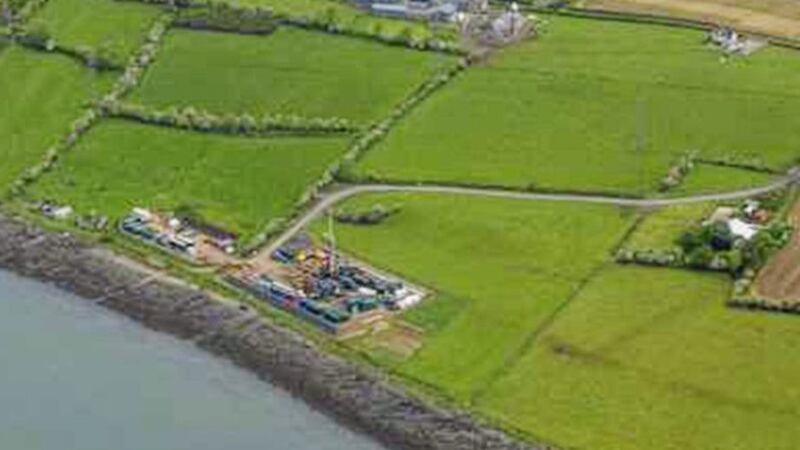 The site of the proposed Islandmagee gas storage facility 