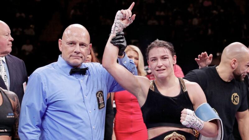 It was announced earlier this week that Katie Taylor would meet Belgium&#39;s Delfine Persoon on the June 1 undercard of Anthony Joshua&#39;s heavyweight showdown with Jarrell Miller. Picture by PA 